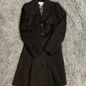 H&M Womens Black Trench Coat
